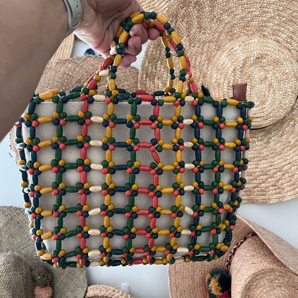 Madewell Beaded tote